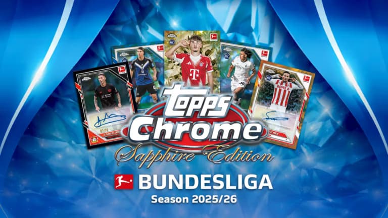 2025 - 26 Topps Chrome Bundesliga Sapphire Hobby Box