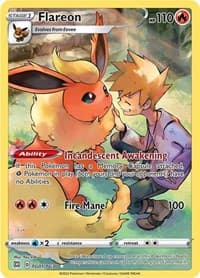 SWSH09: Brilliant Stars Trainer Gallery Flareon #TG01/TG30