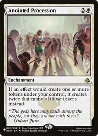 The List Reprints Anointed Procession #002/269