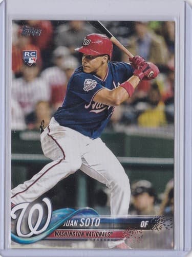 2018 Topps Update Juan Soto Rookie Card #US300