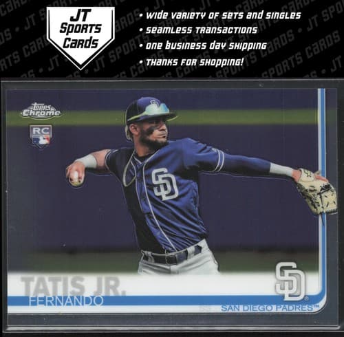 2019 Topps Chrome Fernando Tatis Jr. Rookie Card #203