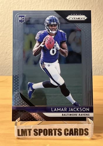 2018 Panini Prizm Lamar Jackson Rookie Card #212