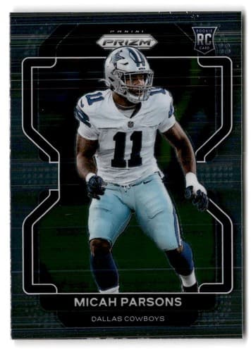 2021 Panini Prizm Micah Parsons Rookie Card #382