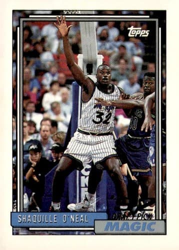 1992-93 Topps Shaquille O'Neal Rookie Card #362