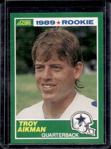 1989 Score Troy Aikman Rookie Card #270