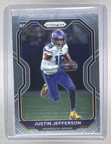 2020 Panini Prizm Justin Jefferson Rookie Card #398
