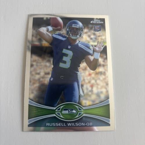 2012 Topps Chrome Russell Wilson Rookie Card #40
