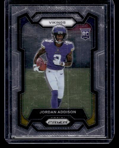 2023 Panini Prizm Jordan Addison Rookie Card #368