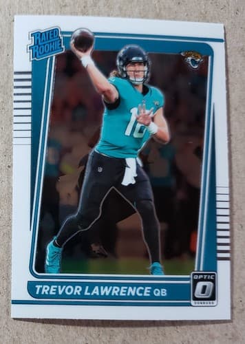 2021 Donruss Optic Trevor Lawrence Rated Rookie Card #201