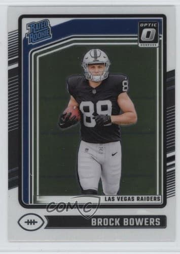 2024 Donruss Optic Brock Bowers Rated Rookie Card #215