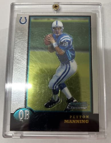 1998 Bowman Chrome Peyton Manning Rookie Card #1