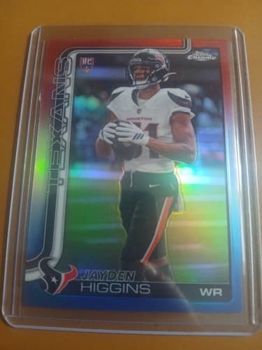 2025 Topps Chrome Football Jayden Higgins #343