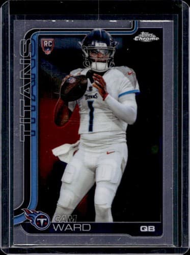 2025 Topps Chrome Football Cam Ward Rookie Card #314