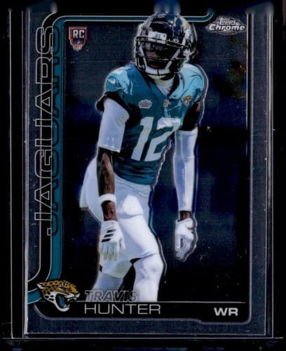 2025 Topps Chrome Football Travis Hunter Rookie Card #332