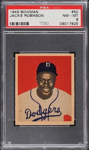 1949 Bowman Jackie Robinson #50
