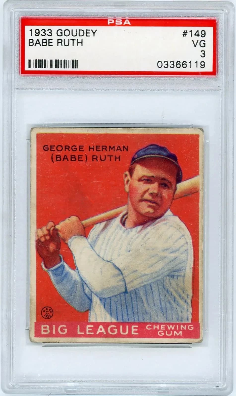 1933 Goudey Babe Ruth #149