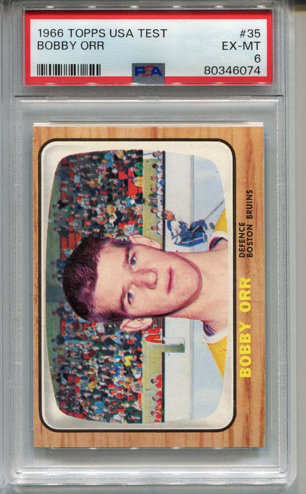 1966 Topps USA Test Bobby Orr #35