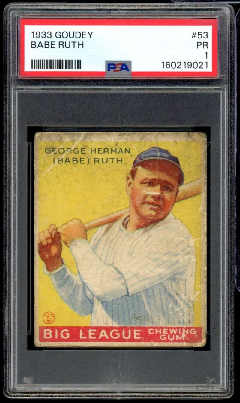 1933 Goudey Babe Ruth #53
