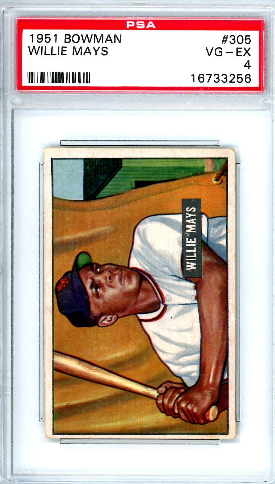 1951 Bowman Willie Mays Rookie Card #305