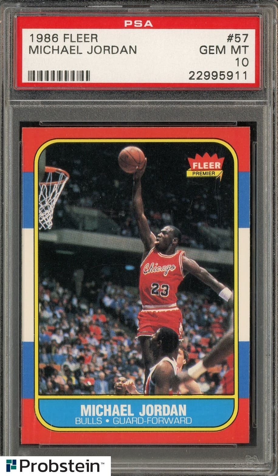 1986 Fleer Michael Jordan #57