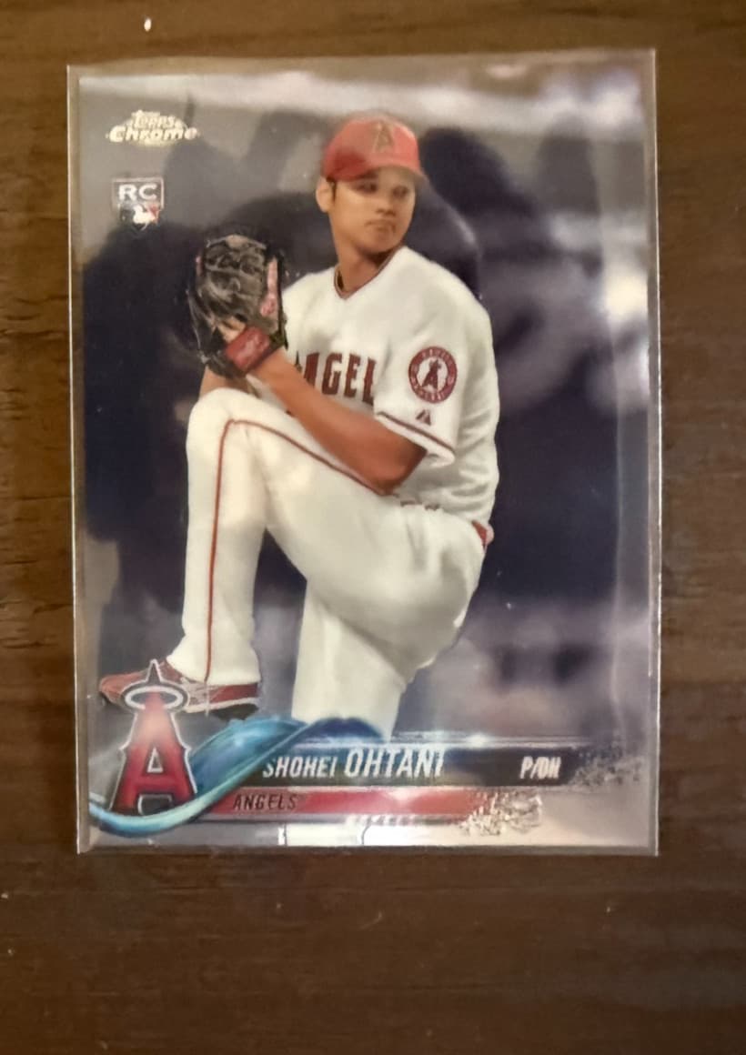 2018 Topps Chrome Shohei Ohtani Rookie Card #150