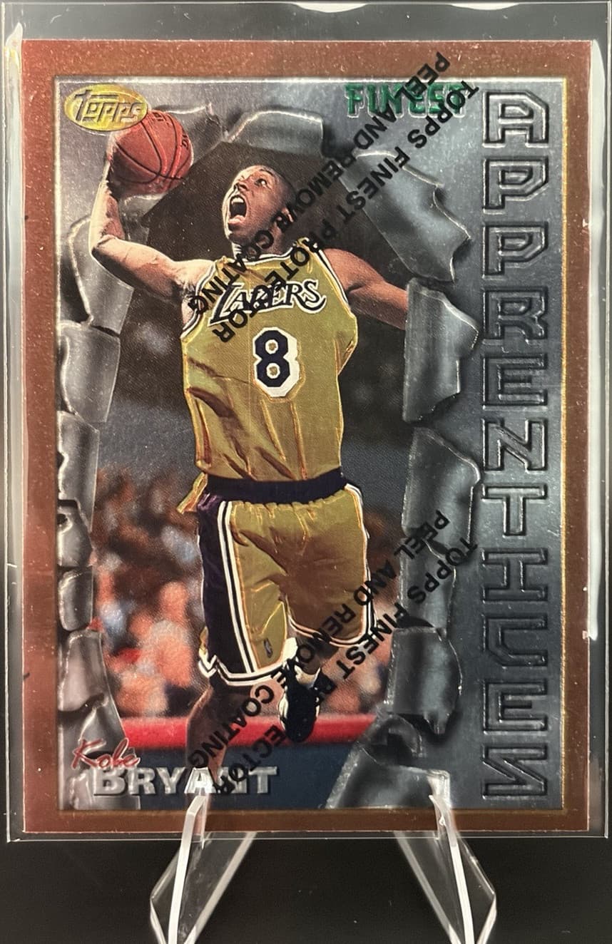 1996-97 Finest Kobe Bryant Rookie Card #74