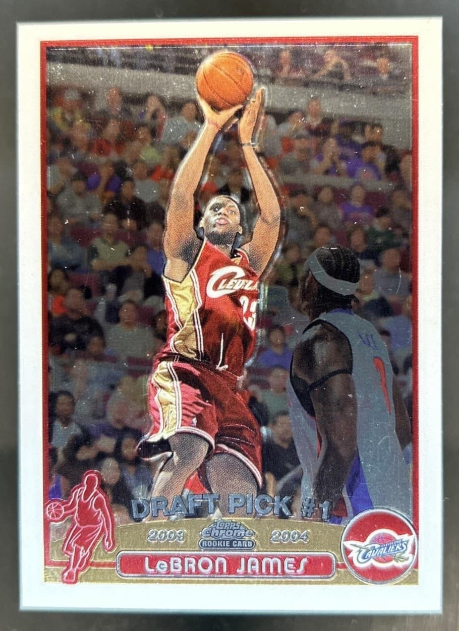 2003-04 Topps Chrome LeBron James Rookie Card #111