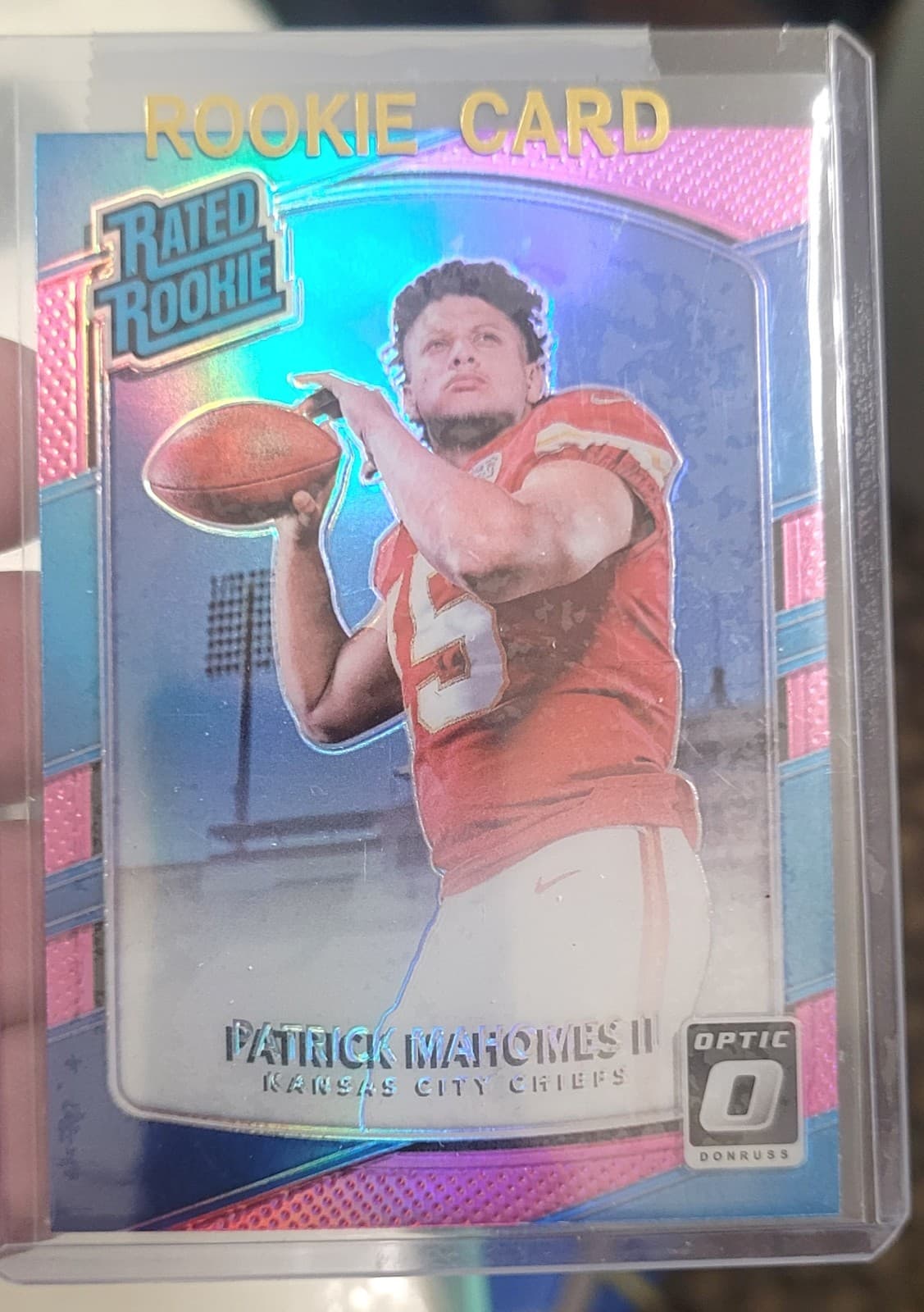 2017 Panini Donruss Optic Patrick Mahomes II Rookie Card #177