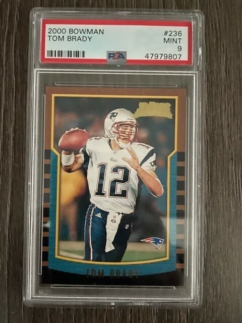 2000 Bowman Tom Brady Rookie Card #236