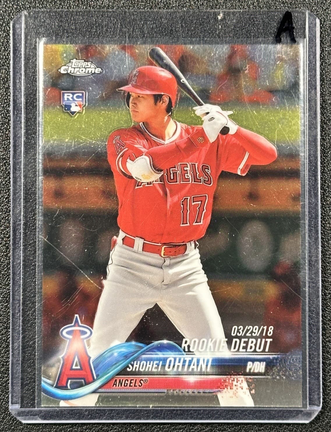 2018 Topps Chrome Update Shohei Ohtani Rookie Card #HMT32