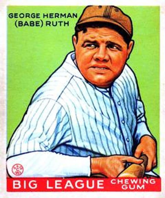 1933 Goudey Babe Ruth #181