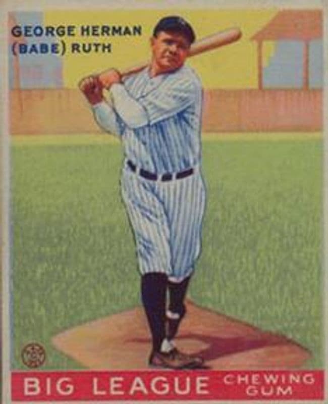1933 Goudey Babe Ruth #144