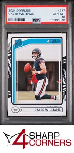 2024 Panini Donruss Caleb Williams Rookie Card #327