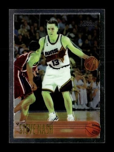 1996-97 Topps Chrome Steve Nash Rookie Card #182