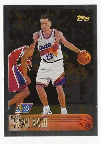 1996-97 Topps Steve Nash Rookie Card #182