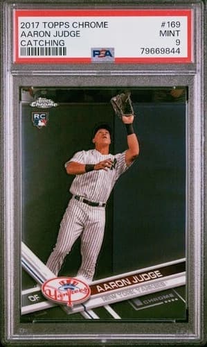 2017 Topps Chrome Aaron Judge Rookie Card #169