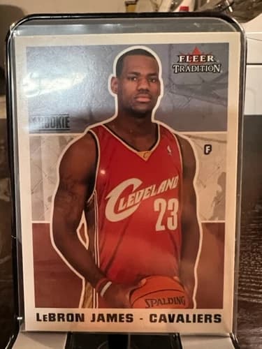 2003-04 Fleer Tradition LeBron James Rookie Card #261