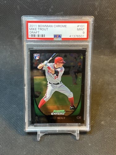 2011 Bowman Chrome Draft Mike Trout Rookie Card #101