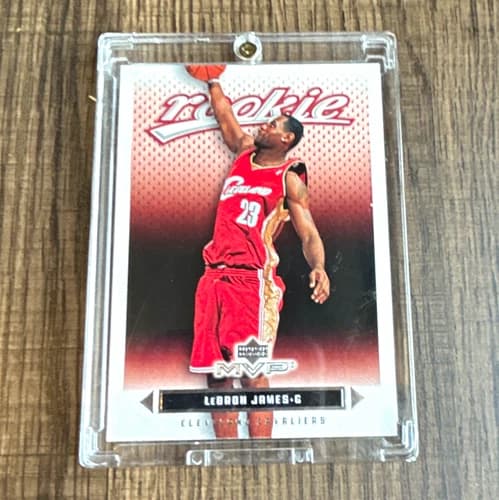 2003-04 Upper Deck MVP LeBron James Rookie Card #201