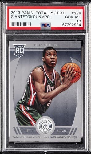 2013-14 Panini Totally Certified Giannis Antetokounmpo Rookie Card #236
