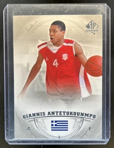 2013-14 SP Authentic Giannis Antetokounmpo Rookie Card #36