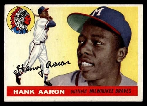 1955 Topps Hank Aaron #47