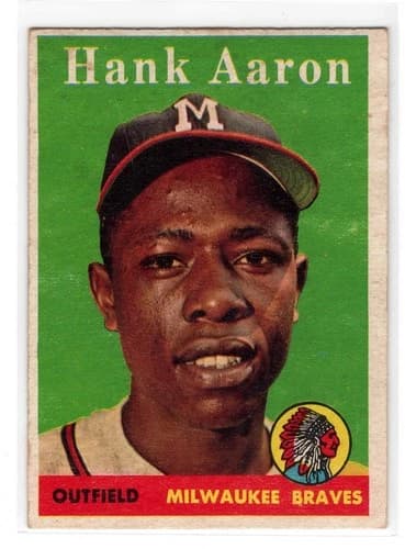 1958 Topps Hank Aaron #30