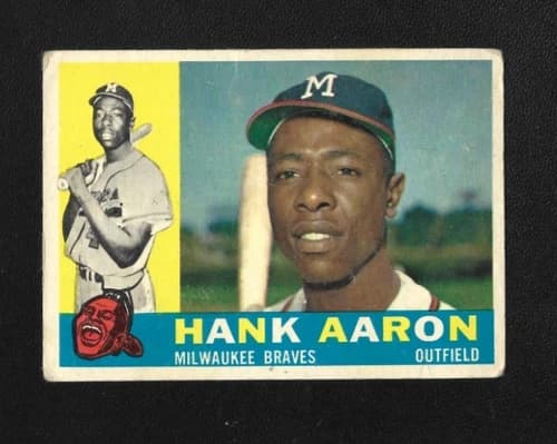 1960 Topps Hank Aaron #300