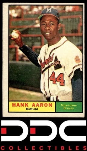 1961 Topps Hank Aaron #415