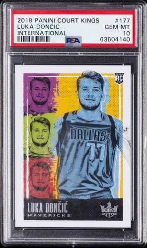 2018-19 Panini Court Kings Luka Doncic Rookie Card #177