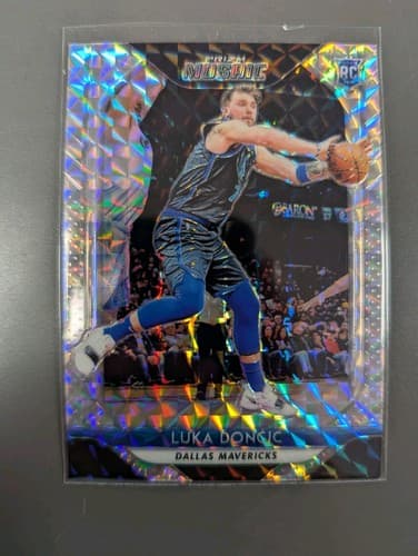 2018-19 Panini Prizm Mosaic Luka Doncic Rookie Card #68