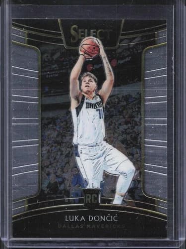 2018-19 Panini Select Luka Doncic Rookie Card #25