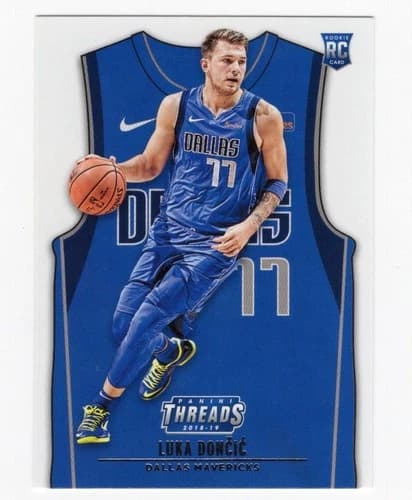 2018-19 Panini Threads Luka Doncic Rookie Card #141