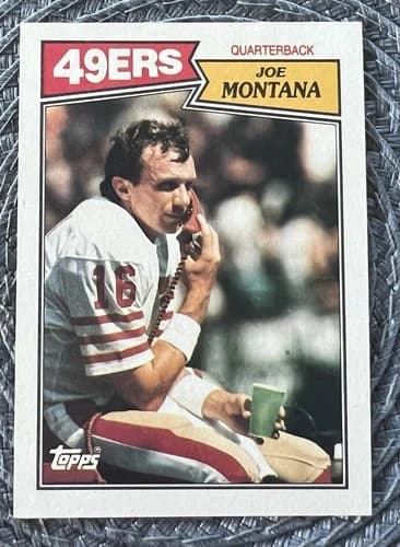 1987 Topps Joe Montana #112